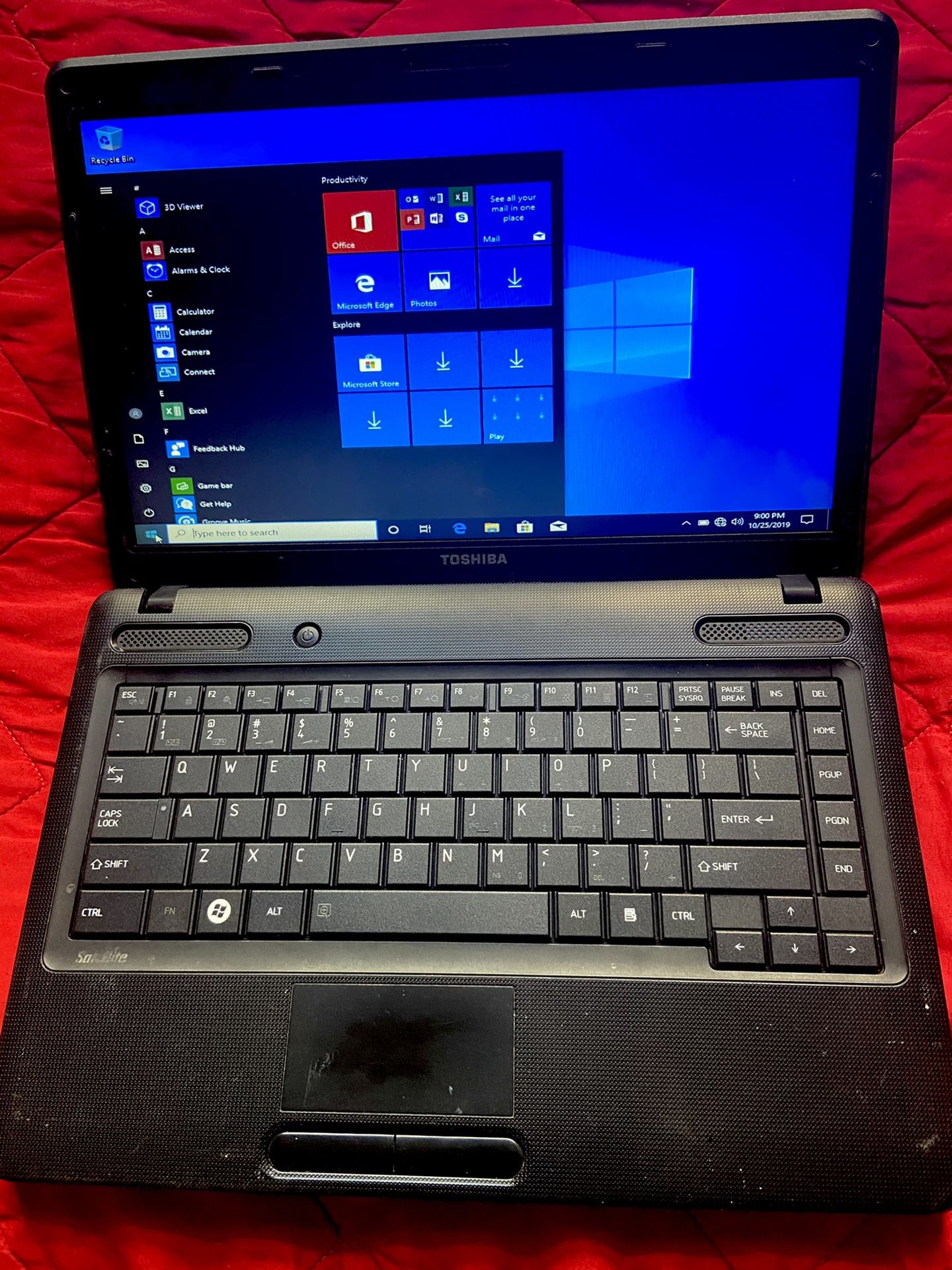 Toshiba laptop