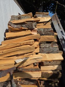 Cut seasoned firewood