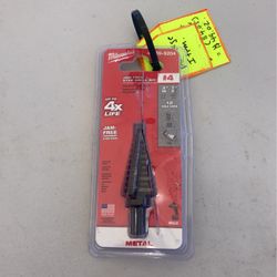 Milwaukee Step Drill Bit 3/16-7/8”