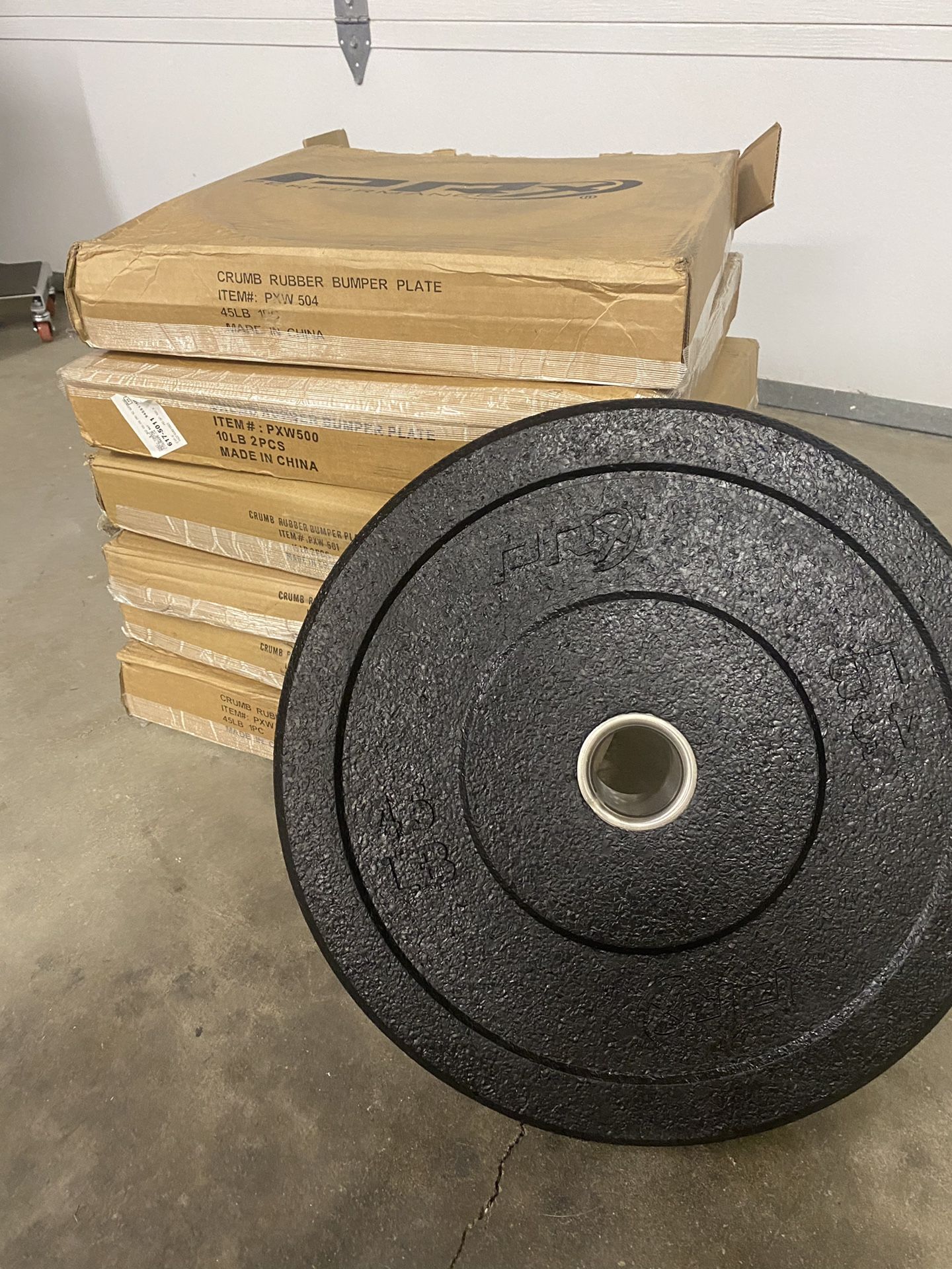 PRx Olympic bumper plate set