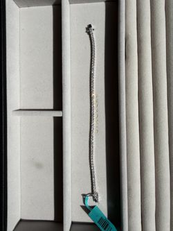 Classic 4ctw Moissanite Tennis Bracelet in 925 Sterling Silver – 7" Length