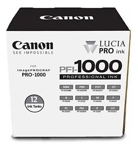 12 Canon LUCIA PRO ink 80 ML each