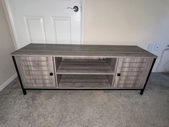 Entertainment Stand - Light grey