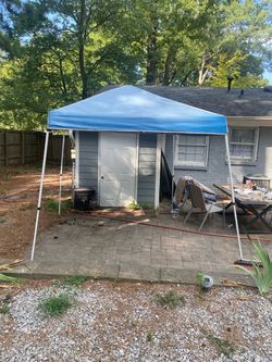 Blue Pop-Up Canopy Tent