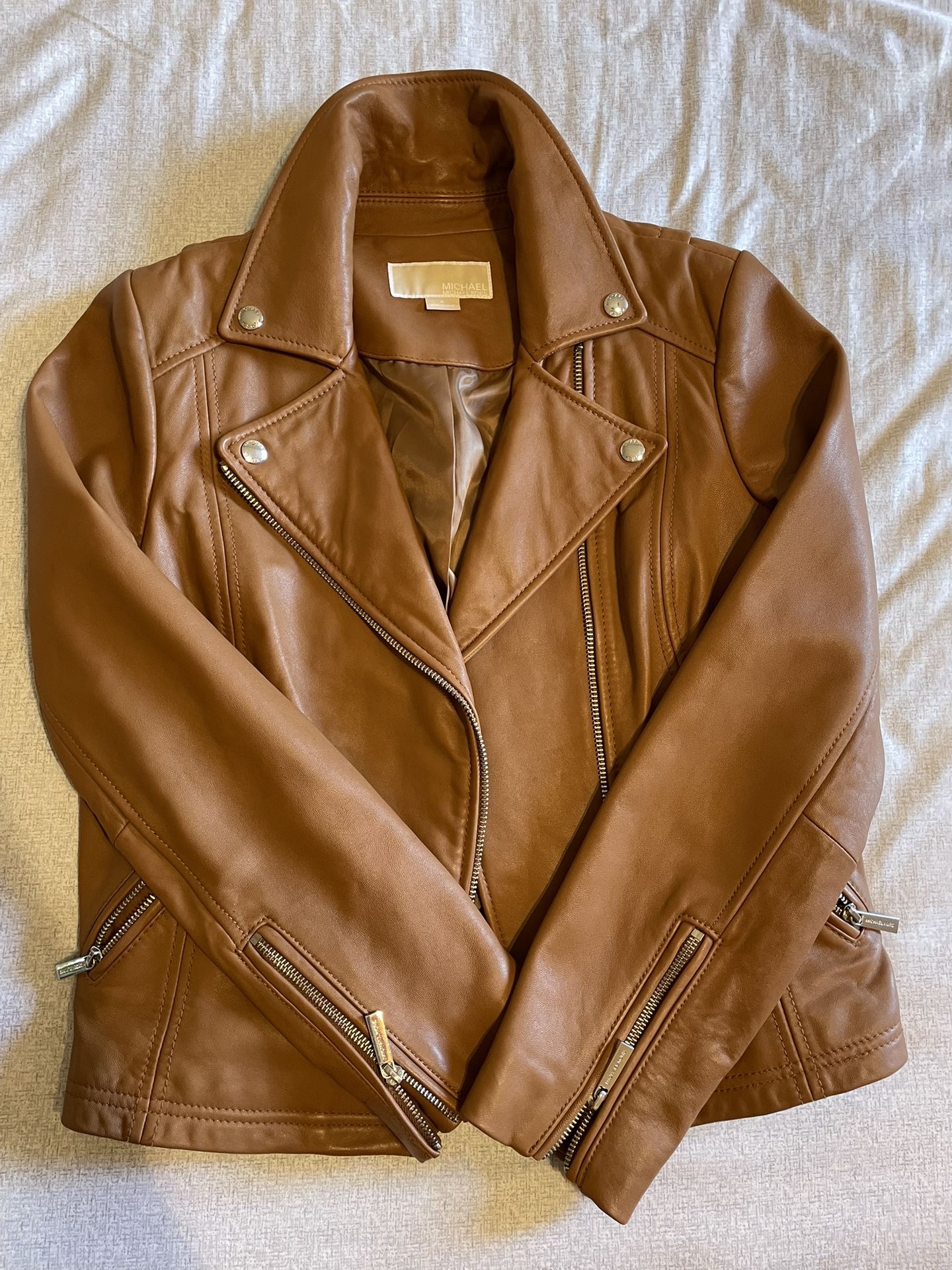 Michael Kors Genuine Leather Jacket Women’s Medium