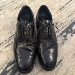 Men’s Florsheim Leather Wingtip Oxford Shoes - Size 9