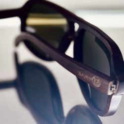 Earth Wood Sunglasses Mirrored Tinted Blue Adventure Aviator Unisex Sun Glasses