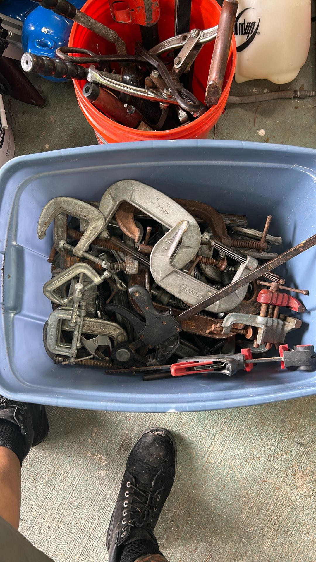 Clamps $5 Each When You Buy 4 Or $75 For The Whole Bin Full