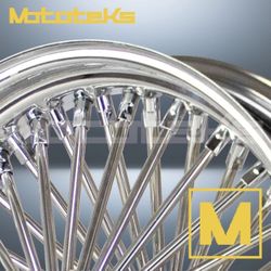 Hoprousa 18x5.5 Rear Wheel for '12-later Deluxe Heritage Slim '18-later Harley Softail Standard Street Bob FXBB FXBBS FXST Chrome Spoke Tubeless Alumi