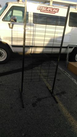 Metal stand for hangout products