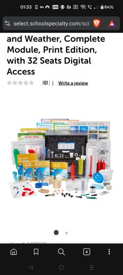 Foss Science Learning boxes for Elementary Middle or Home School