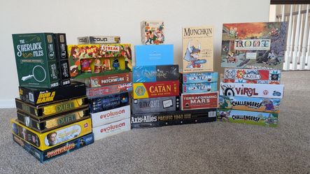 Lots Of Awesome Board Games for Board Bomers