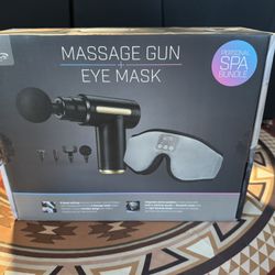New Massage Gun And Bluetooth Mask