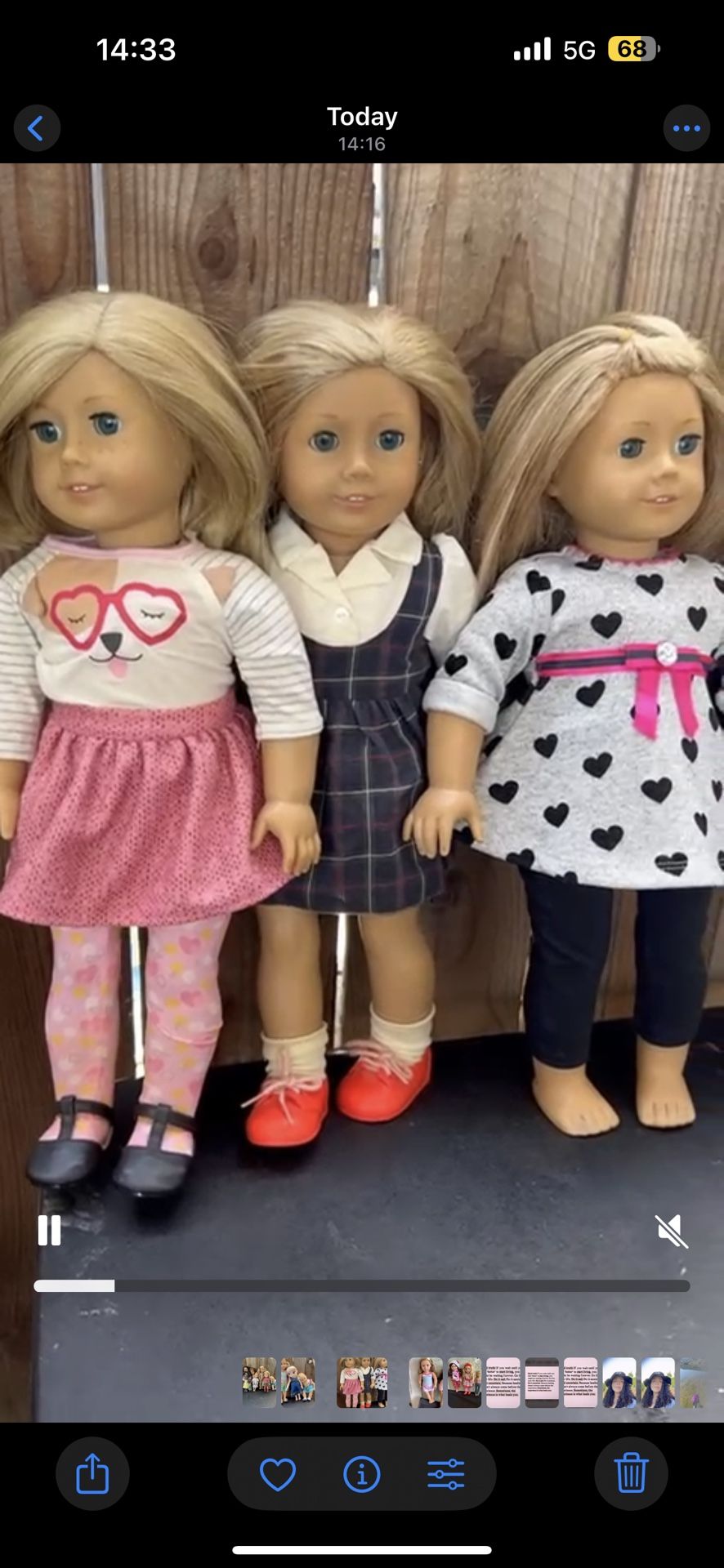 American girl Dolls