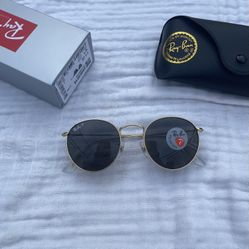 Round 3447 Polarized Lenses Unisex Sunglasses 