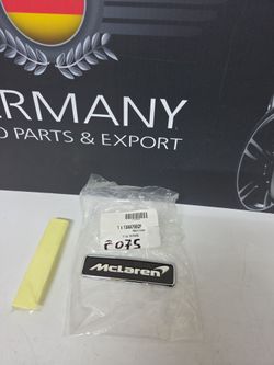 Genuine McLaren 570GT Front bonnet Badge SILVER TICK 13AA795CP NEW#F075