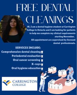 Free dental cleanings