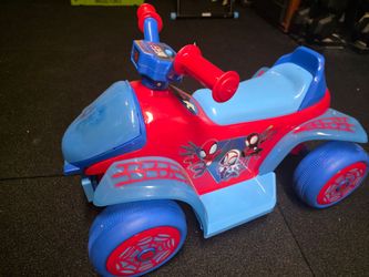 Spiderman toddler quad