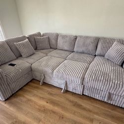 New Grey Sectional