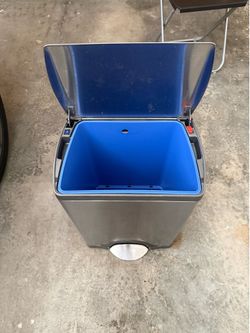 Simple human trash can