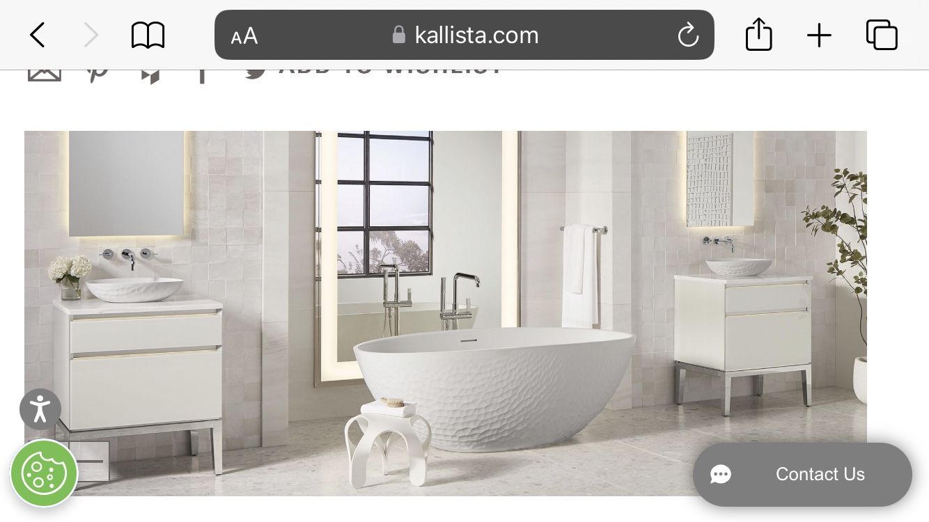 Kallista Argyle 72” Free Standing Stone Composite Soaking Tub With