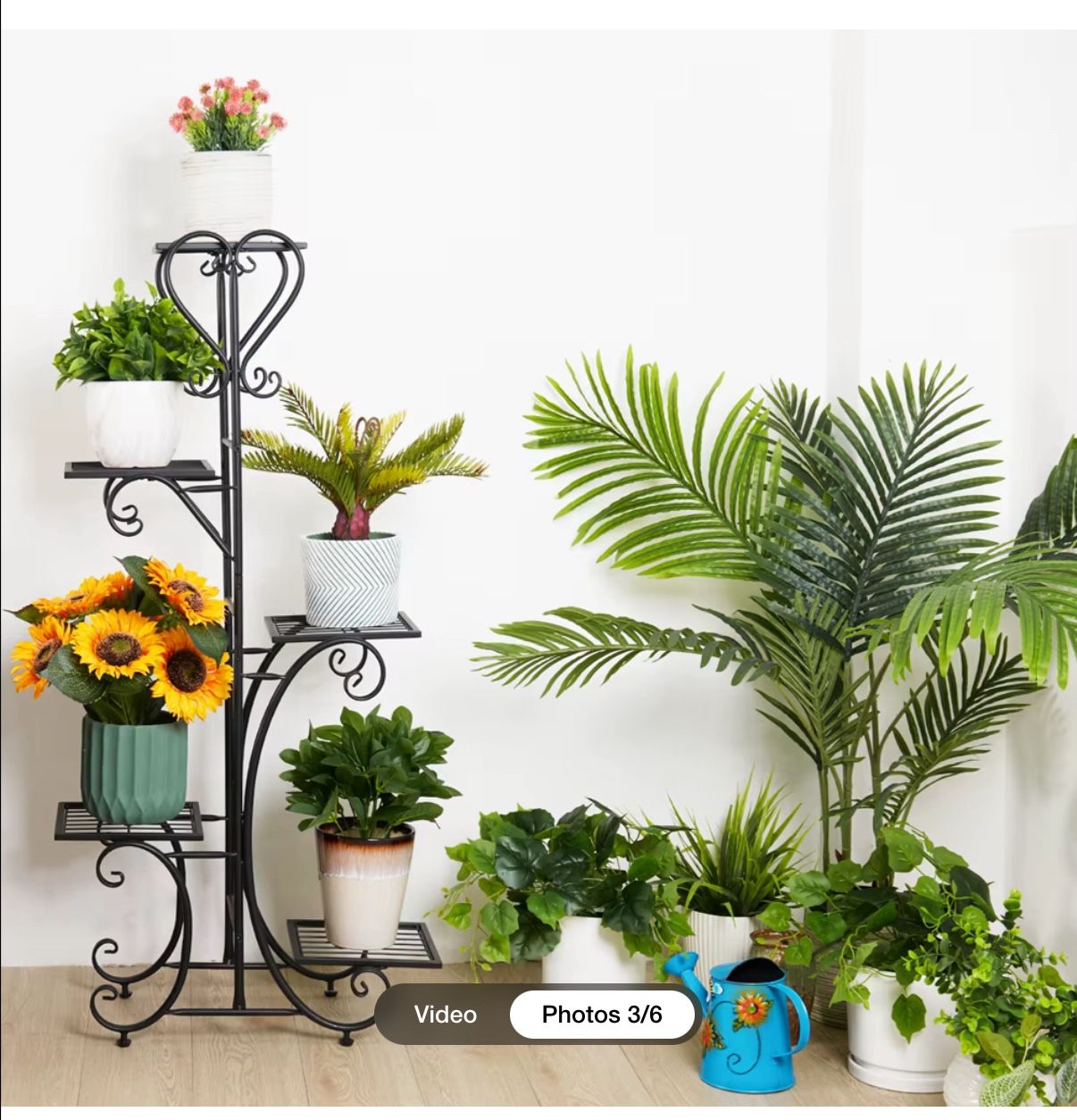 Metal Plant Stand: 5 Tiered Flower Pot Rack 13-G1