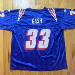 Vintage Sam Gash New England Patriots Starter NFL Football Jersey - Size 52 XL