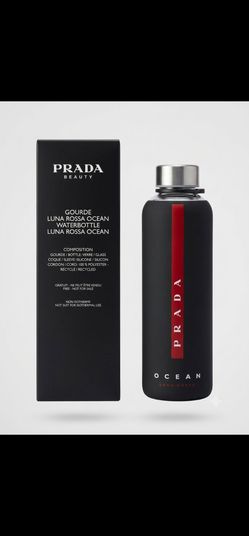 Prada Luna Rossa Ocean Glass Water Bottle