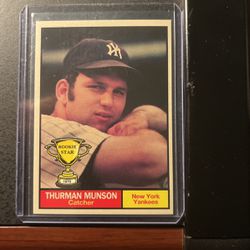 Thurman Munson 2 Card Collection