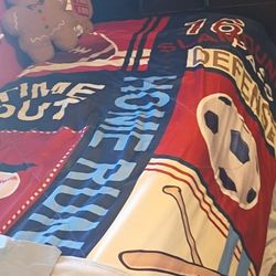 Cama Individual Con Colchón Y Muebles 