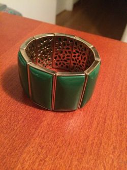 Banana Republic - Green Cuff Bracelet