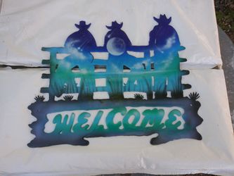 WELCOME SIGN COWBOYS