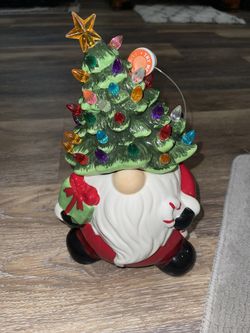 Gnome Christmas Cookie Jar