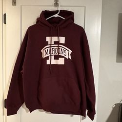 Elgin Maroons XL Hoodie w Front Pocket