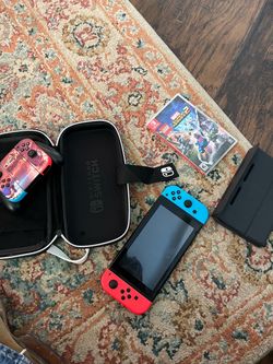 Nintendo switch with extras