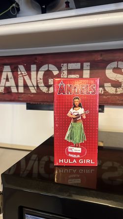 Angels hula girl bobblehead