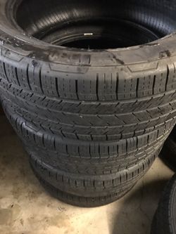 255/50/19 good tread 70% tread