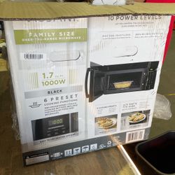 Vissani Over The Range Microwave family size