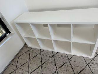 IKEA KALLAX White 2x4 Cube Shelf