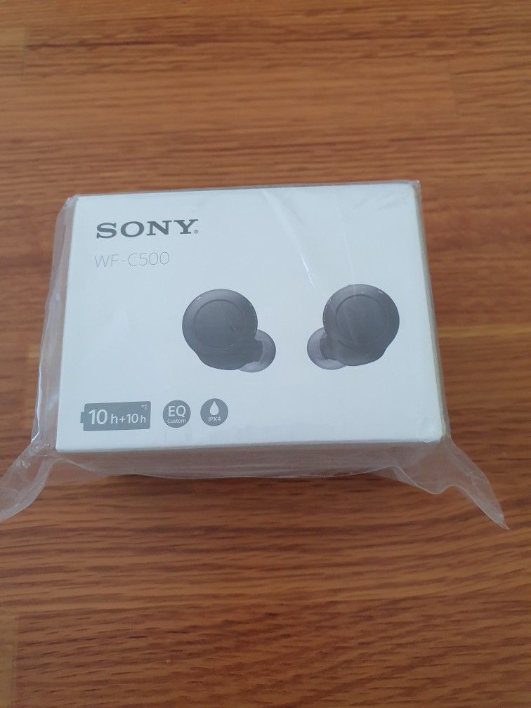 New: Sony WF-C500 Truly Wireless in-Ear Bluetooth Earbud Headphones (Black)

