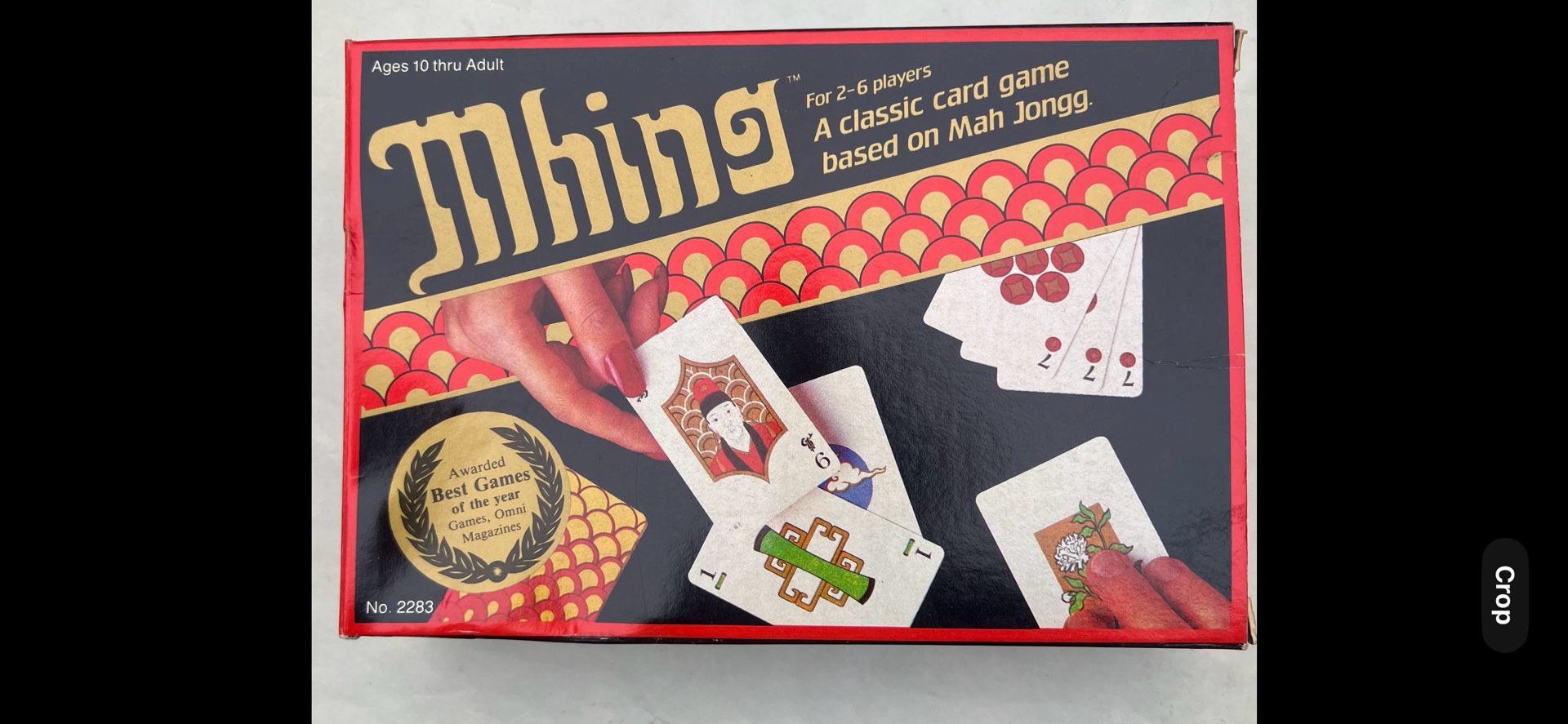 Mhing Card Game 1983 Vintage Classic Based on mAh Jongg Suntex