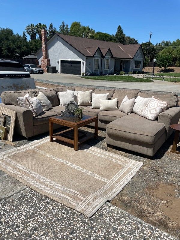 Tan Sectional Couch