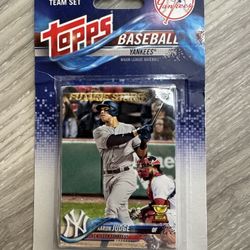 2018 Topps New York Yankees Team Set Sealed 17 Cards Aaron Judge Stanton MLB