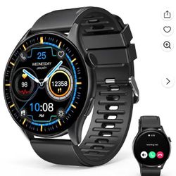 Smartwatch Compatible with Android and iPhone, IP68 Waterproof, 120+ Sports Modes, Fitness Tracker