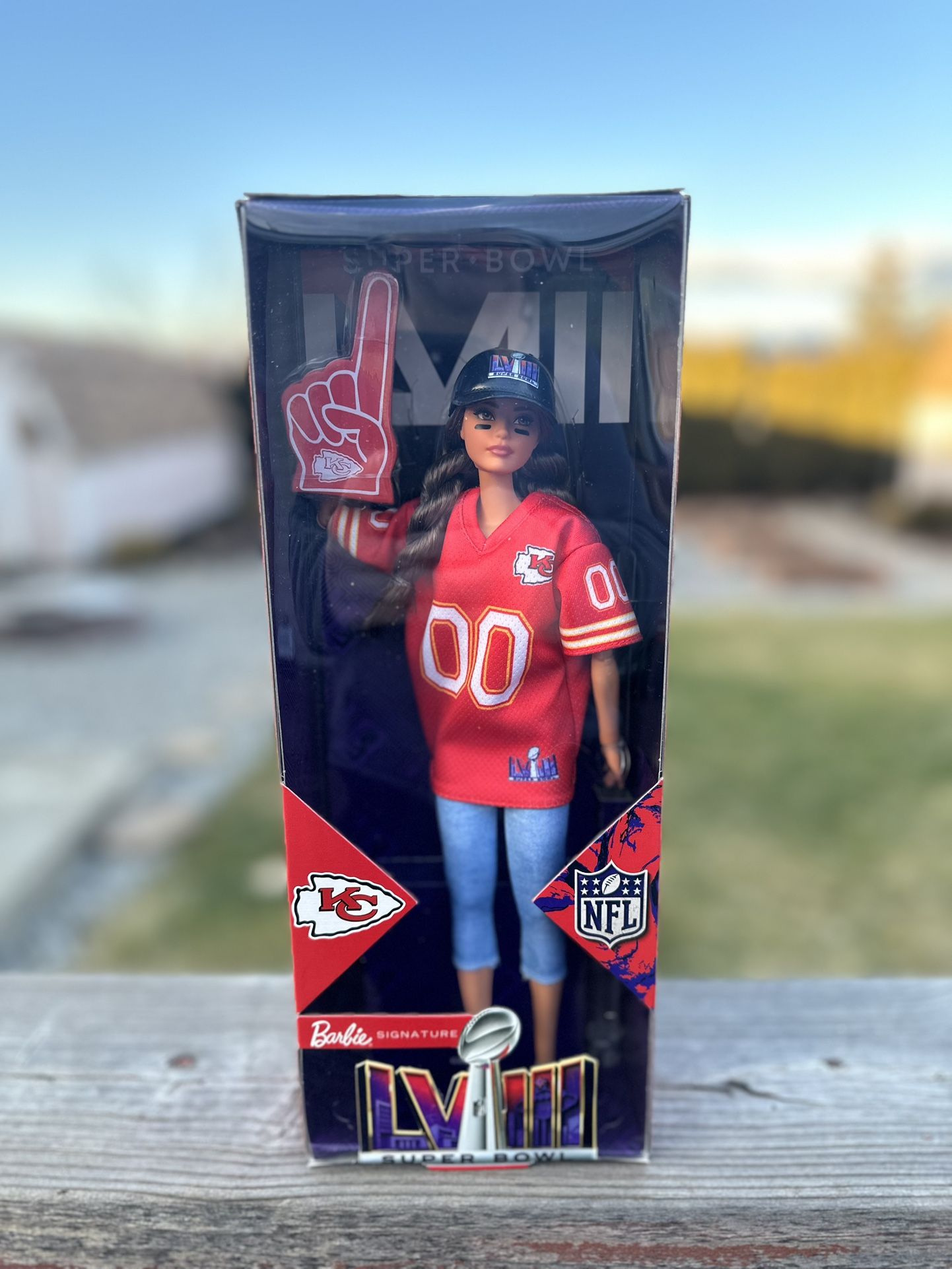 2024 Barbie Signature NFL Super Bowl Champion Doll Kansas City Chiefs new
