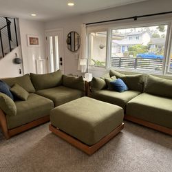 Inside Weather Sectional Couch With Ottoman 