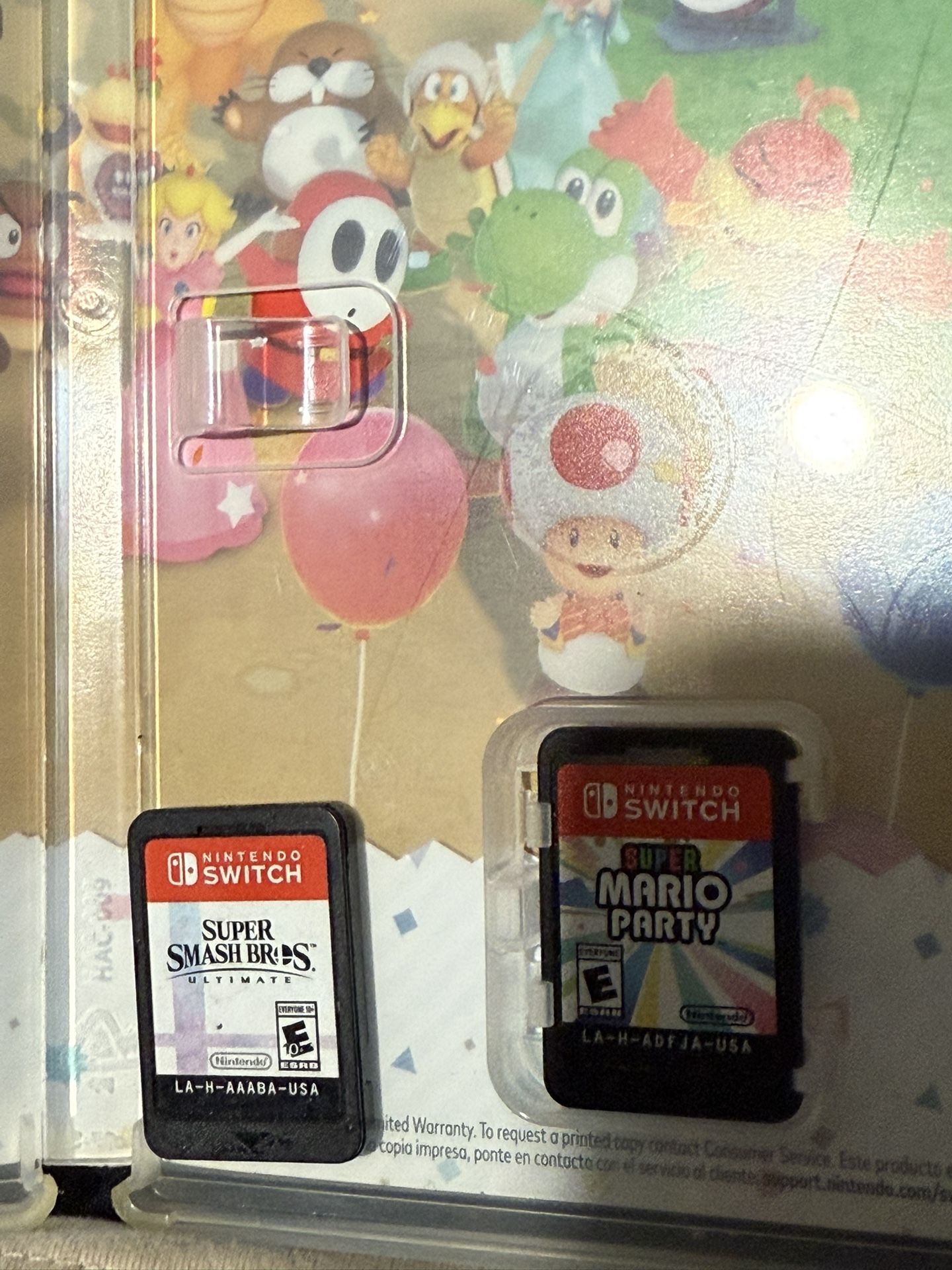 Super Smash Bros & Super Mario Party Nintendo Switch