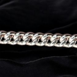 Sterling Silver Cuban Link Chain Necklace Silver Nickel-Free Anniversary