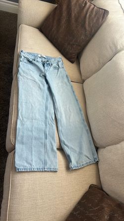 Light Wash Wide Leg Jeans