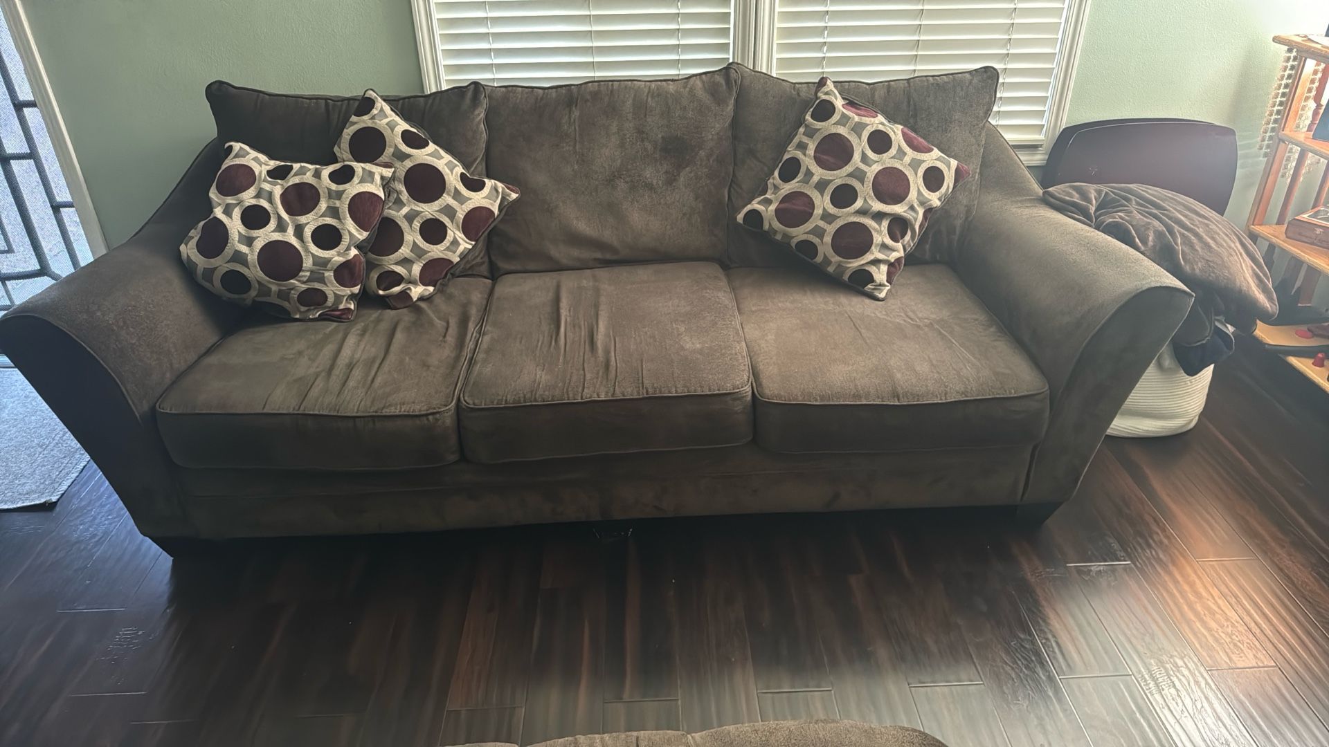 Sofa, Love Seat And Ottoman
